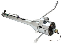 Brothers Trucks CSCU30A - Custom Tilt Steering Column - Chrome/Auto - 30-Inch