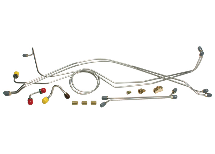 Brothers Trucks DBBL66O - Disc Brake Conversion Brake Lines - Steel
