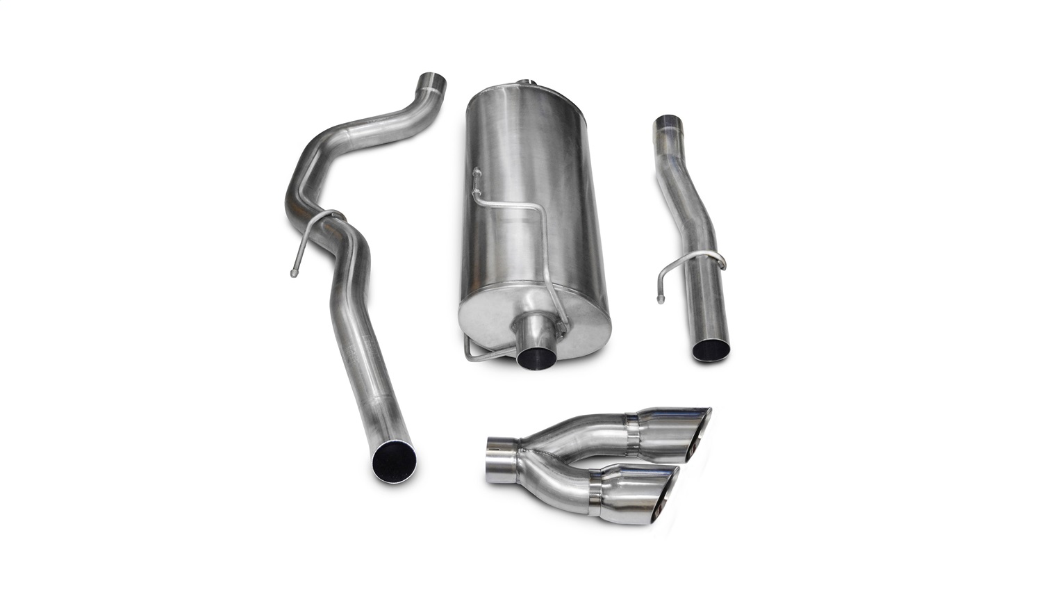 Corsa Performance 14483 - 3.0 Inch Cat-Back Sport Single Side Exit Exhaust 4.0 Inch Polished Tips 10-13 Dodge Ram 2500 Crew Cab/Long Bed 5.7L V8 169 Inch Wheelbase Stainless Steel  Performance