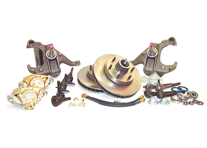 Brothers Trucks DBC6LOEDROP - Front Disc Brake Conversion - 6-Lug - 2.5-inch Drop Spindles