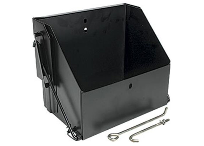 Brothers Trucks DDBT060 - Battery Tray - Custom Drop Down - Steel - Black