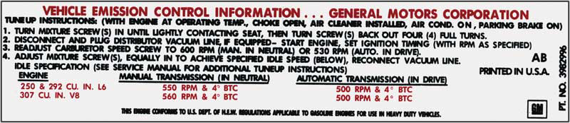 Brothers Trucks DC1371 - Decal - AT/MT Emission Brothers Trucks DC1371 - Decal - AT/MT Emission