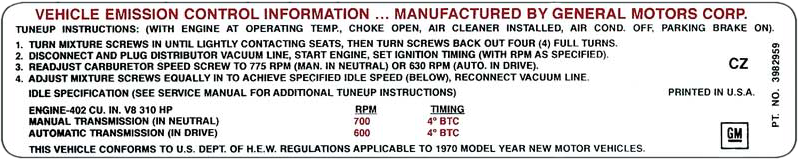 Brothers Trucks DC1234 - Decal - AT/MT Emission Brothers Trucks DC1234 - Decal - AT/MT Emission