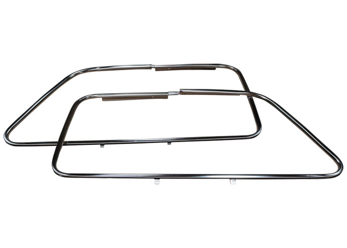 Brothers Trucks DMS54SS - Outer Door Window Frames - Stainless - Pair