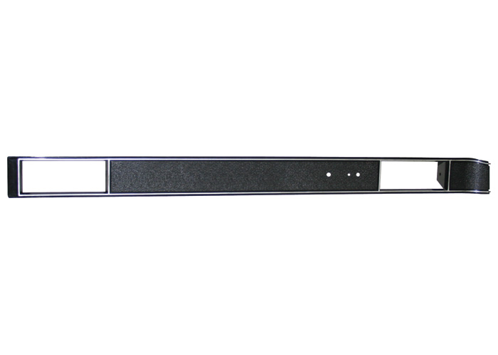 Brothers Trucks DPM87ACBLKSILVER - Dash Pad Molding - With A/C - Black / Argent