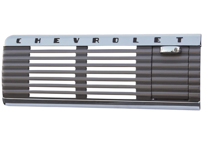 Brothers Trucks DSC5300CHEVY - Speaker Grill with Ashtray - Stainless/Grey