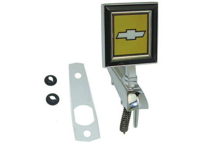 Brothers Trucks FHE87CH - Hood Ornament - Chrome/Gold - Each