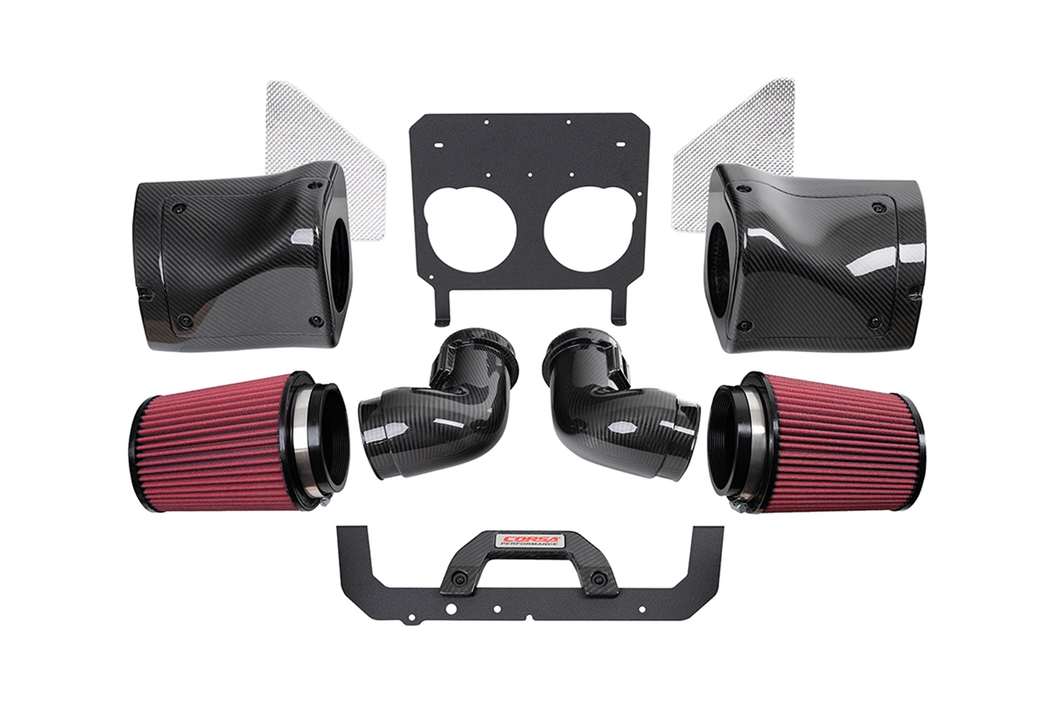 Corsa Performance 44012D - 23+ Chevy C8 Z06 Carbon Fiber Air Intake w/ DryTech Filter