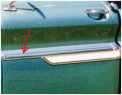 Brothers Trucks FSM0300 - Door Molding - Upper - Left/Right - Each Brothers Trucks FSM0300 - Door Molding - Upper - Left/Right - Each