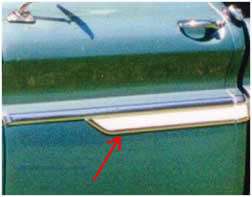 Brothers Trucks FSM04RH - Door Molding - Lower - Right