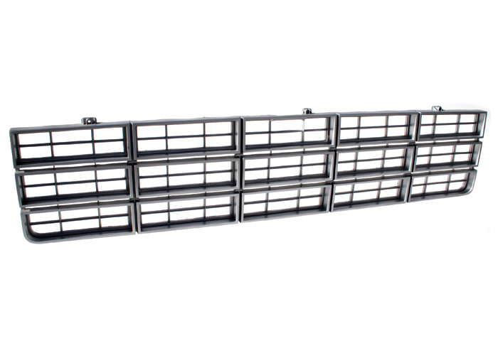 Brothers Trucks GRL7778 - Grille without Bowtie - Silver/Black Brothers Trucks GRL7778 - Grille without Bowtie - Silver/Black