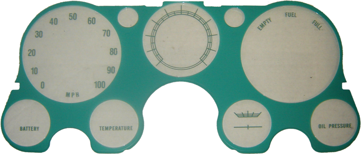 Brothers Trucks H6049-67 - Dash Bezel Lens - without Tachometer Brothers Trucks H6049-67 - Dash Bezel Lens - without Tachometer