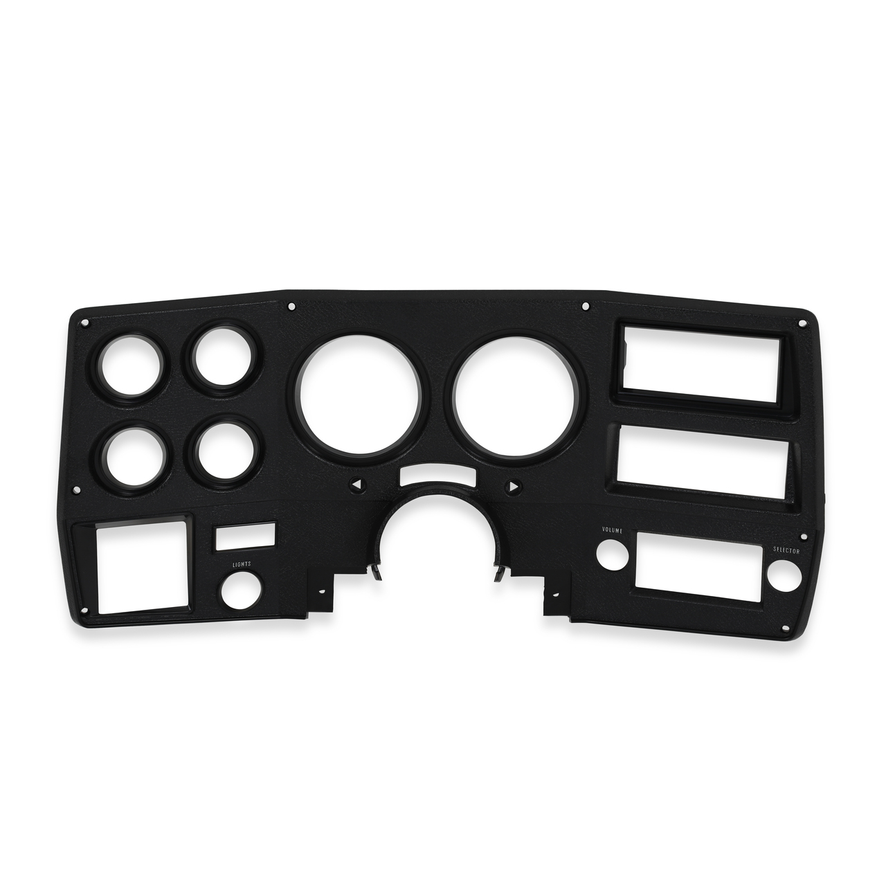 Brothers Trucks INST776 - Instrument Bezel - With A/C - Black/Chrome