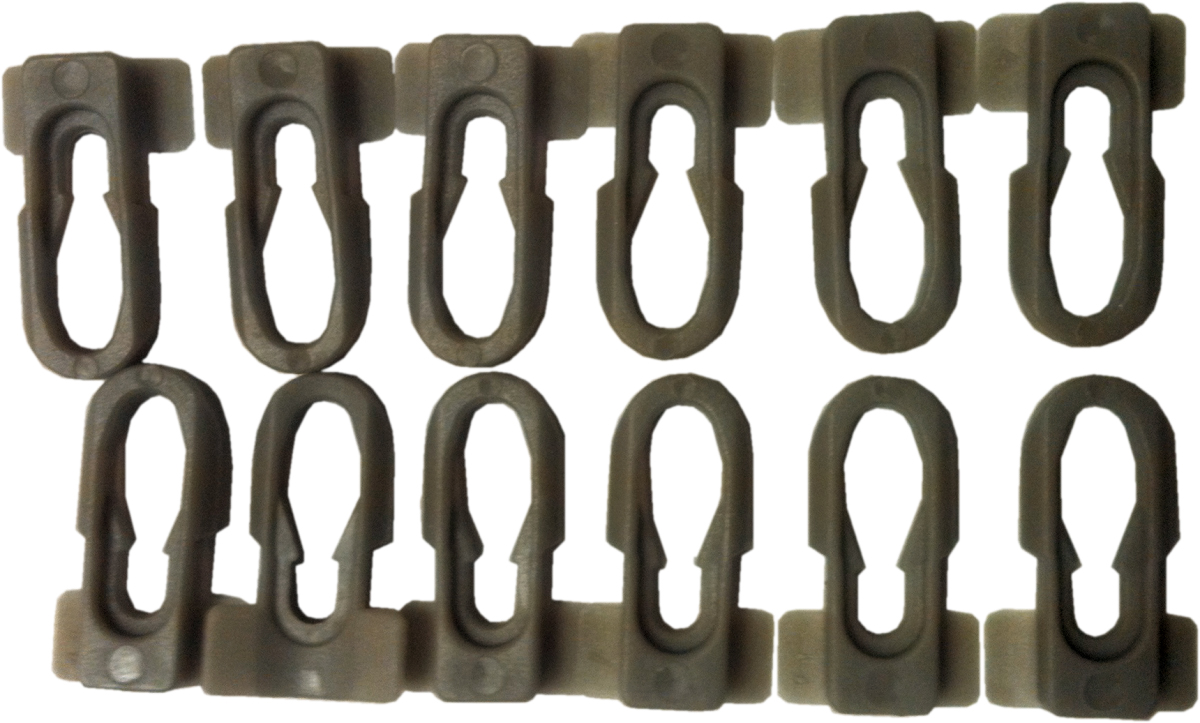 Brothers Trucks L0009-67 - Two-Tone Molding Clip Kit - 12-Pieces