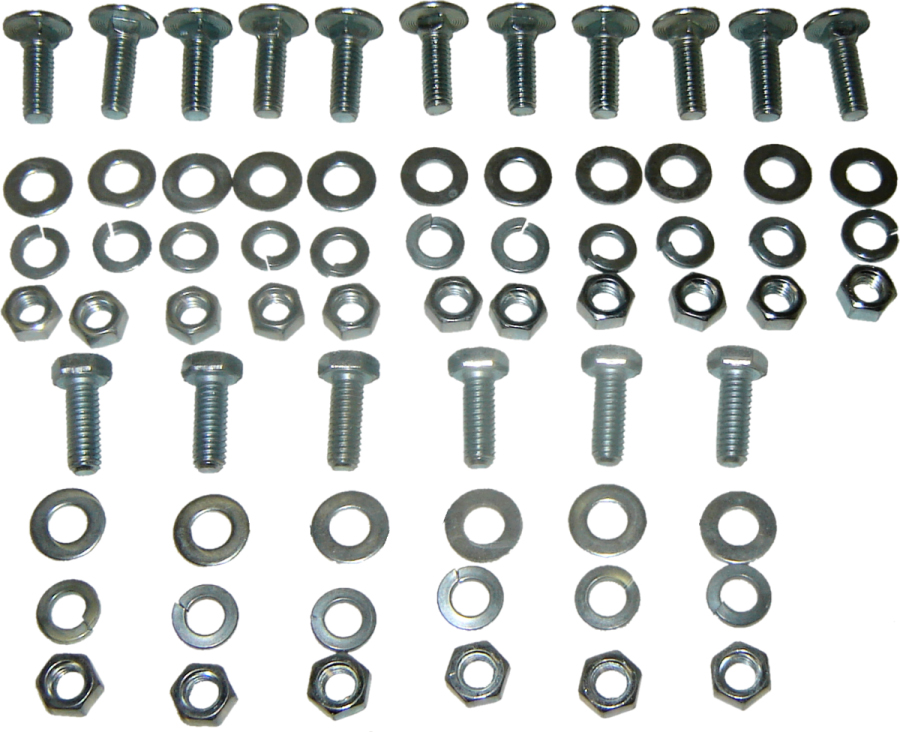 Brothers Trucks L0032-67 - Front Bed Panel Bolt Kit - 83-Pieces Brothers Trucks L0032-67 - Front Bed Panel Bolt Kit - 83-Pieces