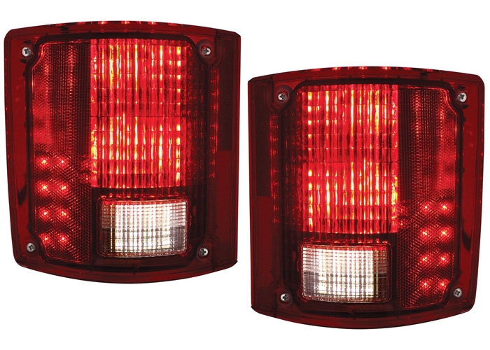 Brothers Trucks LED87FS - Led Taillamp Assemblies - Fleetside - Standard - Pair Brothers Trucks LED87FS - Led Taillamp Assemblies - Fleetside - Standard - Pair