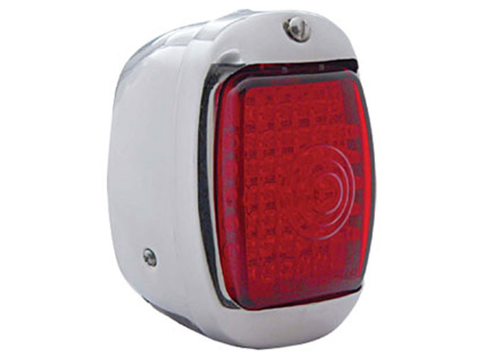 Brothers Trucks LED53S0-LH - LED Taillamp Assembly - Stainless - Red - Left Brothers Trucks LED53S0-LH - LED Taillamp Assembly - Stainless - Red - Left