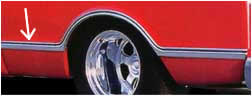 Brothers Trucks LSM003R - Bedside Molding - Front Of Wheel - Shortbed/Fleetside - Right Brothers Trucks LSM003R - Bedside Molding - Front Of Wheel - Shortbed/Fleetside - Right