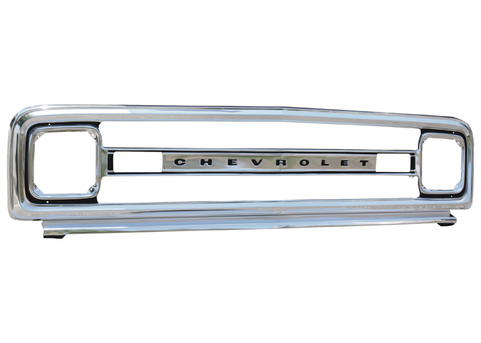 Brothers Trucks OGR7000 - Outer Grille - Reproduction with Letters - Chrome