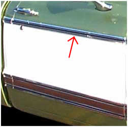 Brothers Trucks MF040RH - Door Molding - Upper - Right Brothers Trucks MF040RH - Door Molding - Upper - Right