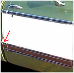 Brothers Trucks MFB70LH - Cab Molding - Lower - Black - Left