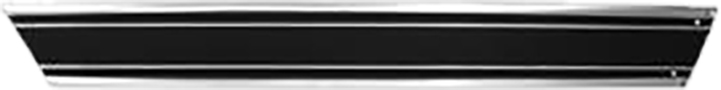 Brothers Trucks M0028L-69 - Bedside Molding - Lower Rear- Longbed - Black - Left