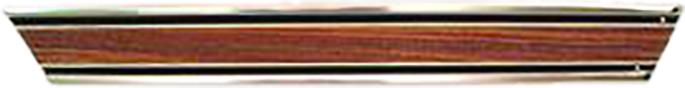 Brothers Trucks M0031L-69 - Bedside Molding - Lower Rear- Longbed - Woodgrain - LH