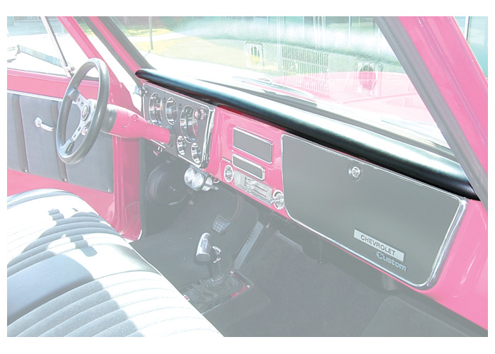 Brothers Trucks PAD7200BLUE - Interior Dash Pad - Blue