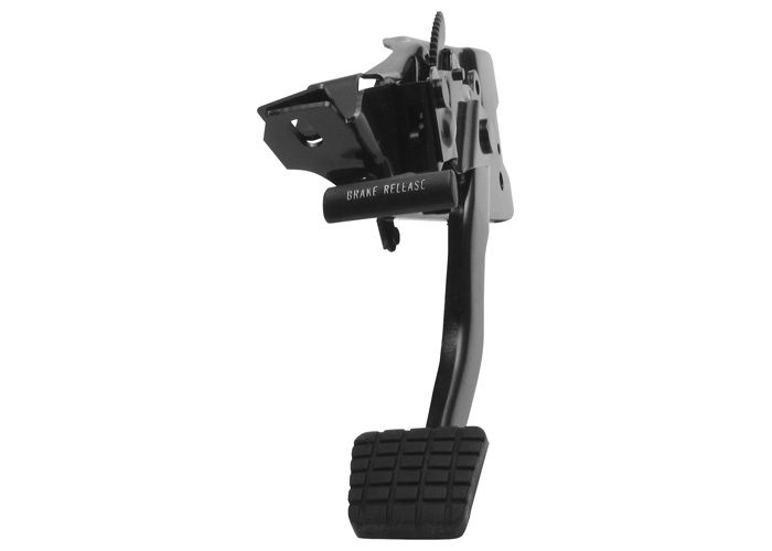 Brothers Trucks PBA6972 - Parking Brake Pedal Assembly - Black