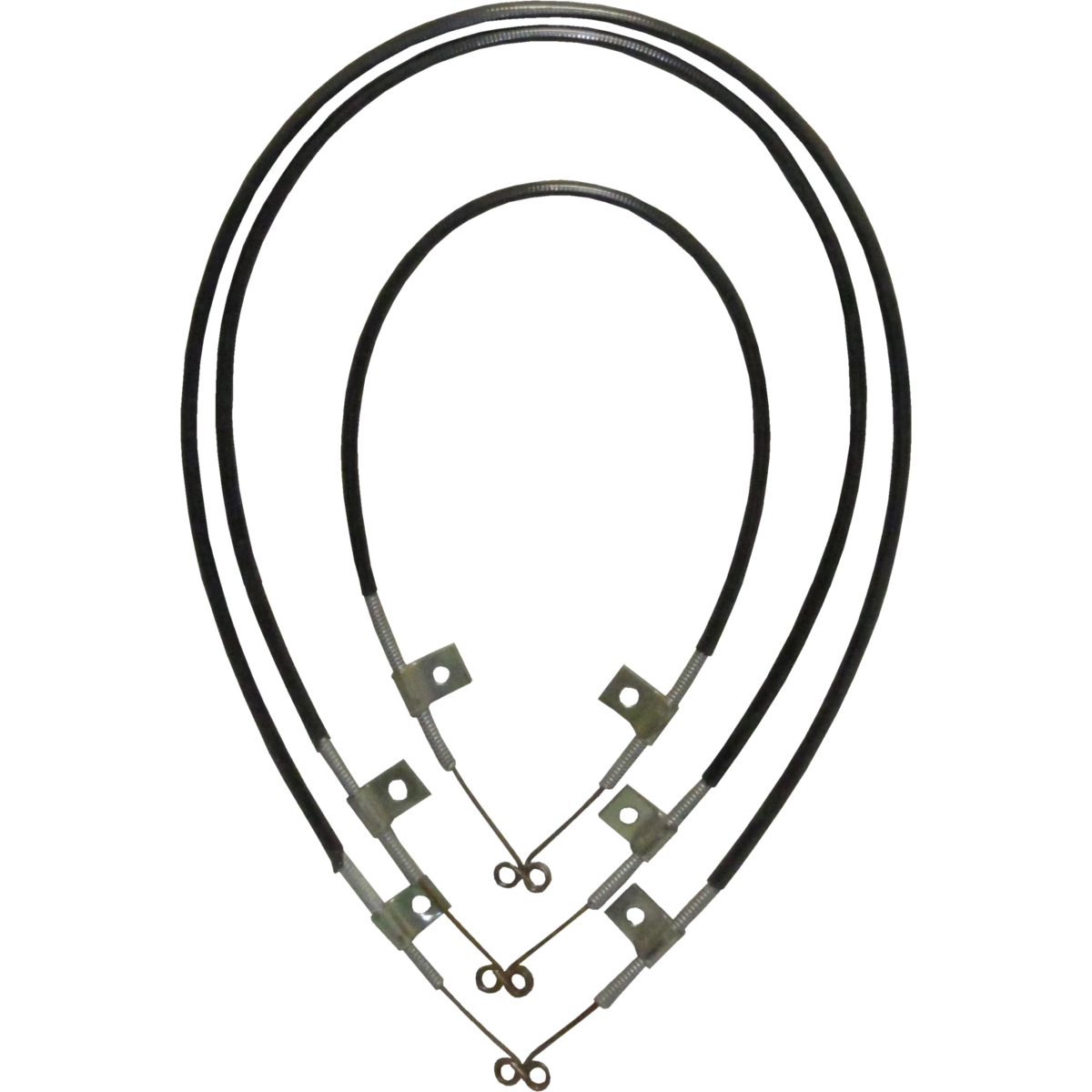 Brothers Trucks P0014-67 - Heater Control Cable Set - without A/C - 3-Pieces