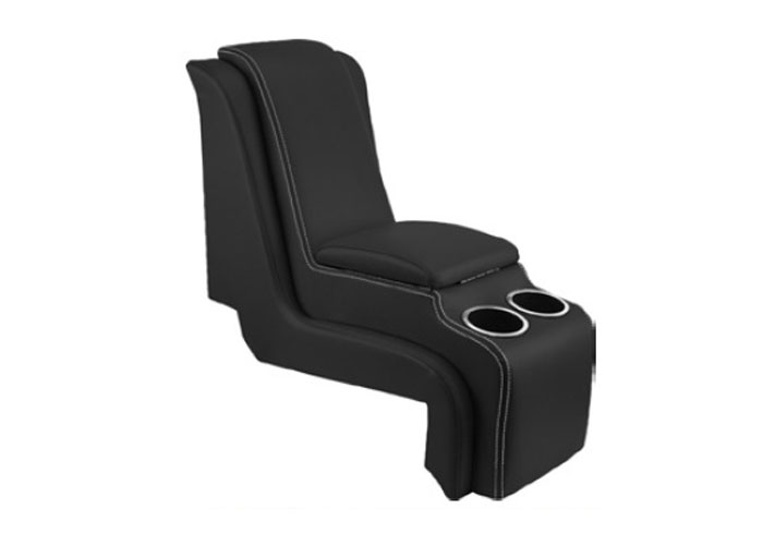 Brothers Trucks QCCS087BLACK - Custom Console - Sport - Black/Black Stitching-with Storage