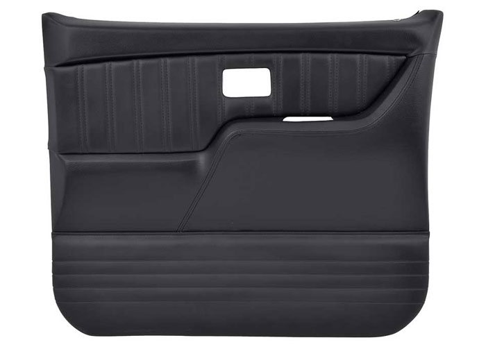 Brothers Trucks QDP0080WHITE - Custom Sport Door Panels - Black/White Stitching - Pair