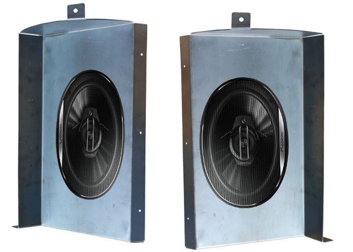Brothers Trucks SBNBK87 - 6X9 Speaker Bracket & 400W Speaker Kit - Pair