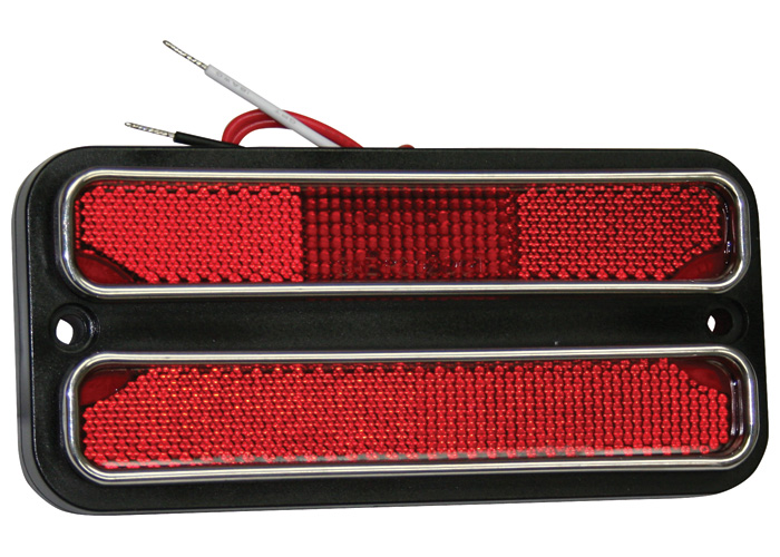 Brothers Trucks SMLD72R - Rear Side Marker Light - Deluxe - Red - LED - Each Brothers Trucks SMLD72R - Rear Side Marker Light - Deluxe - Red - LED - Each