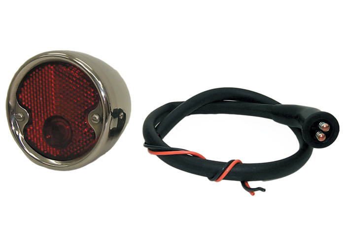 Brothers Trucks TLC0055 - Tail Light Assembly - Stainless - Red - Left/Right - Each Brothers Trucks TLC0055 - Tail Light Assembly - Stainless - Red - Left/Right - Each