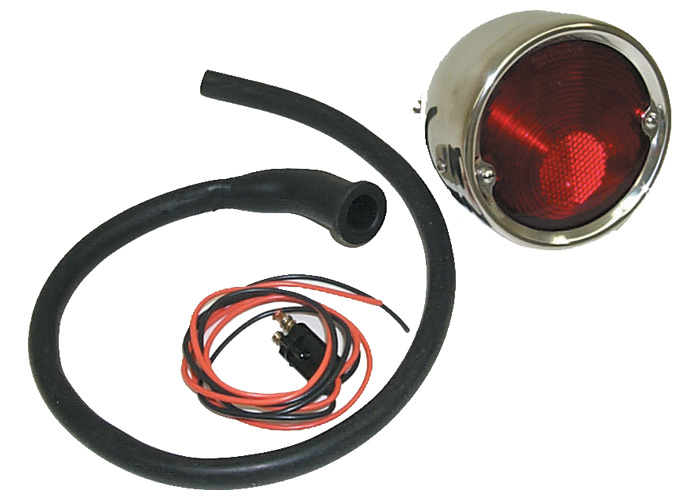 Brothers Trucks TLC590P - Taillamp Assemblies - Stainless - Red - Pair