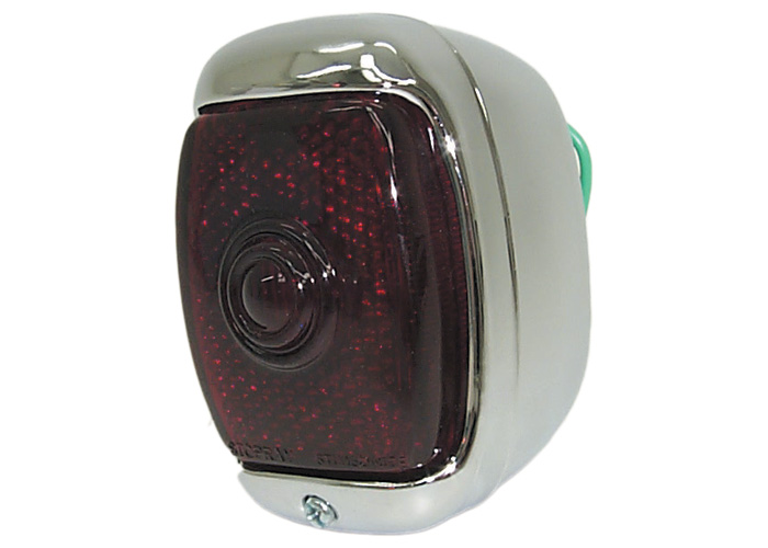 Brothers Trucks TLC53LH - Tail Light  Assembly - Stainless - Red - Left - Each