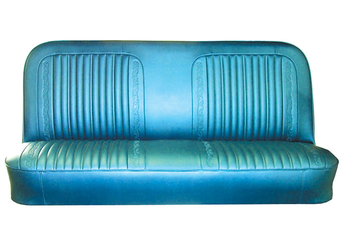 Brothers Trucks UP72200SADDLE - Scroll Pattern Seat Cover - Bench - Saddle