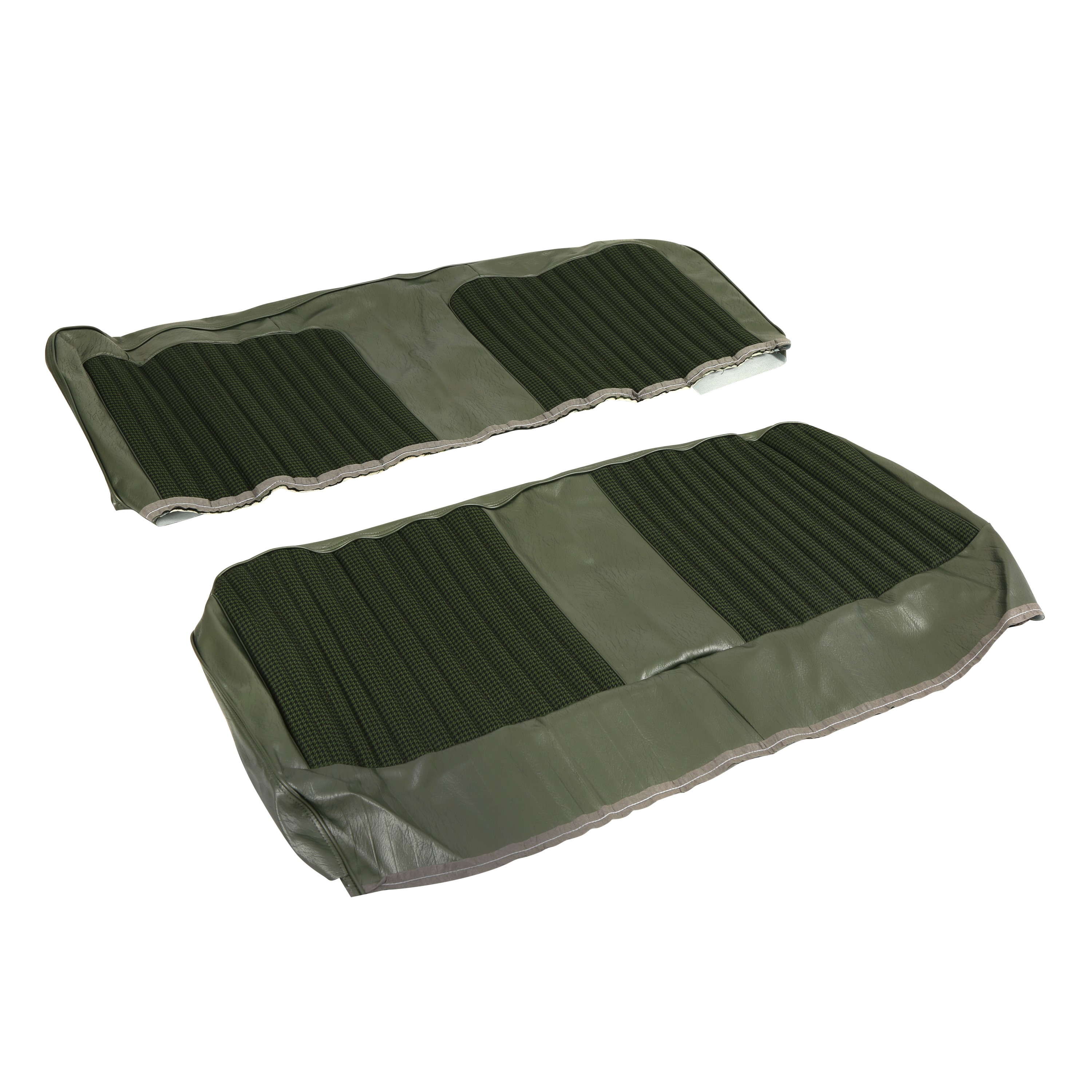 Brothers Trucks UP72500GREEN - Houndstooth Seat Cover - Bench - Green Brothers Trucks UP72500GREEN - Houndstooth Seat Cover - Bench - Green