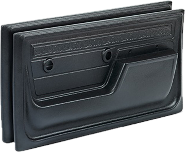 Brothers Trucks U1060-72 - Replacement Door Panels - Deluxe - Black - Pair