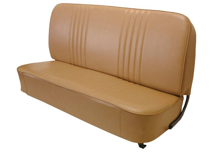 Brothers Trucks UPH5500SADDLE - Original Style Seat - All Vinyl - Pleated - Saddle Brothers Trucks UPH5500SADDLE - Original Style Seat - All Vinyl - Pleated - Saddle