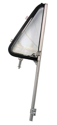 Brothers Trucks VWA66LH - Vent Window Assembly - Chrome - Clear - Left Brothers Trucks VWA66LH - Vent Window Assembly - Chrome - Clear - Left