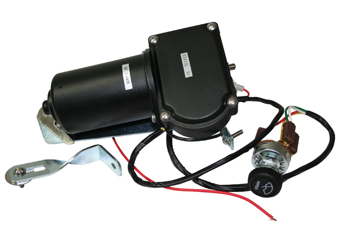 Brothers Trucks WPM5300 - Electric Windshield Wiper Conversion Kit - 12-Volt