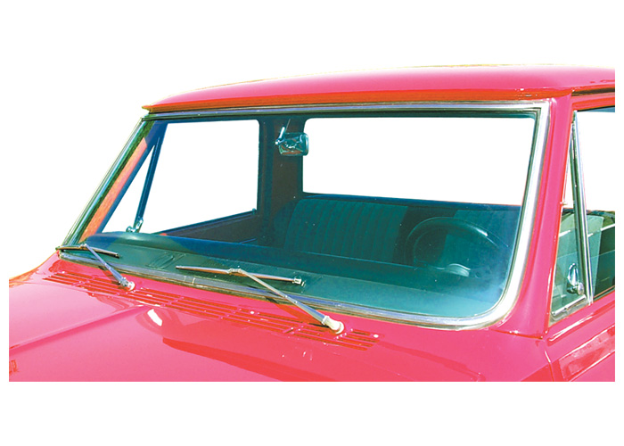 Brothers Trucks WTS7172 - Windshield Trim Set - Stainless