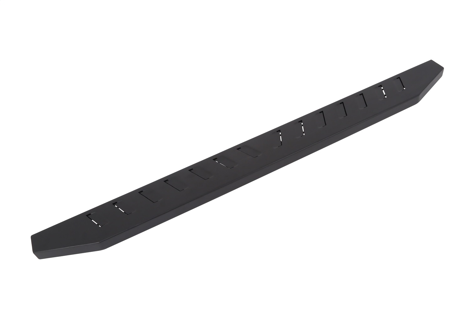 DEE ZEE DZ16521 - Deezee Universal Chevrolet/GMC/Dodge/Ford Full Size Running Board CrewCab Section Louvered Black