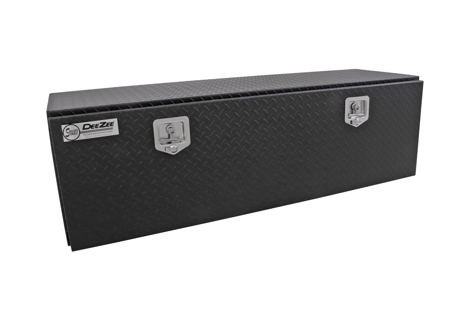 DEE ZEE DZ76TB - Deezee Universal Tool Box - Specialty Underbed Black BT Alum 60X20X18 (Txt Blk)