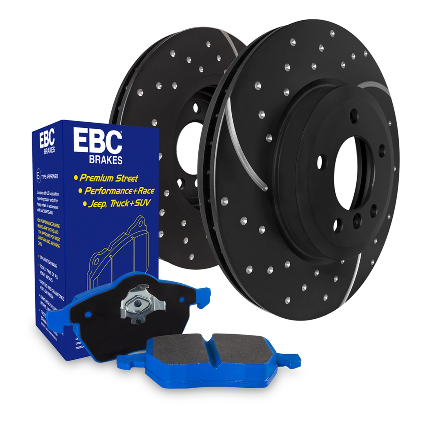 EBC S6KF1431 - S6 Brake Pad and Rotor Kit