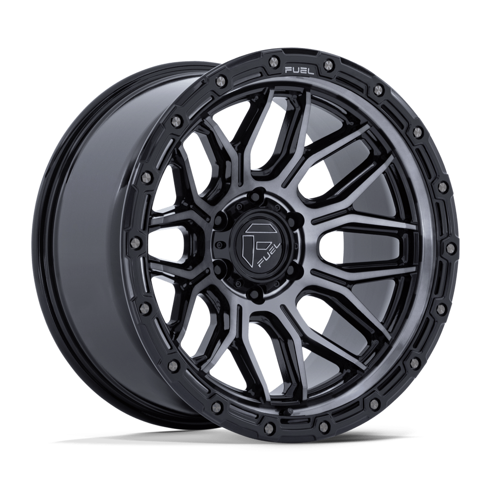 Fuel Wheels FC881BT20106318N - Fc881 Surge 20X10 Gloss Black Machined W/ Gray Tint