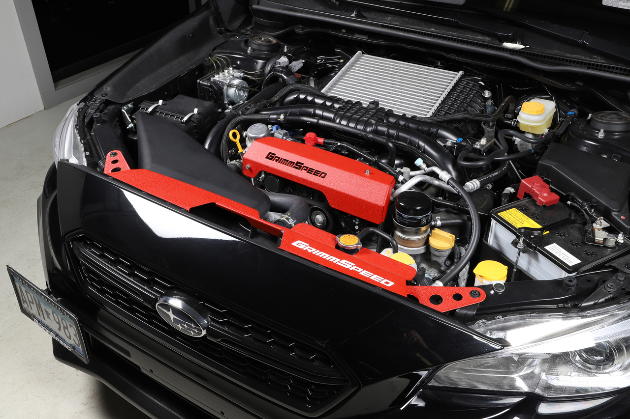 GrimmSpeed 096042 - Radiator Shroud Red For Subaru 15-21 WRX/STI GrimmSpeed 096042 - Radiator Shroud Red For Subaru 15-21 WRX/STI