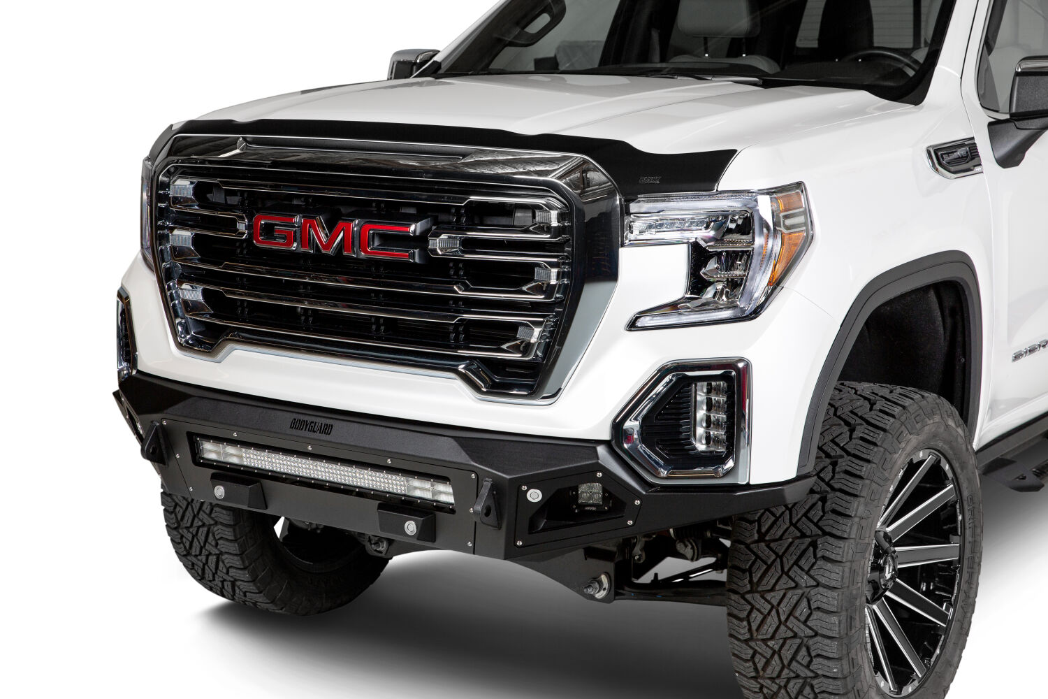 Husky Liners 2877144 - 17-18 GMC Sierra 2500/3500HD Dsl w/Induction Sys Hood Aeroskin Low Profile - Matte Blk